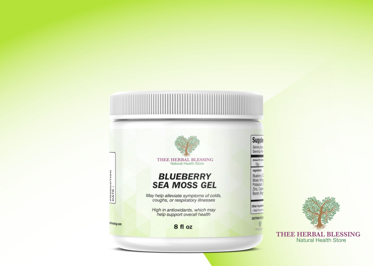 Blueberry Sea Moss Gel