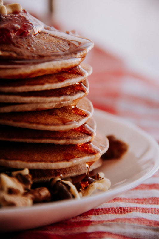 Preparing Vegan Pancakes for Kids