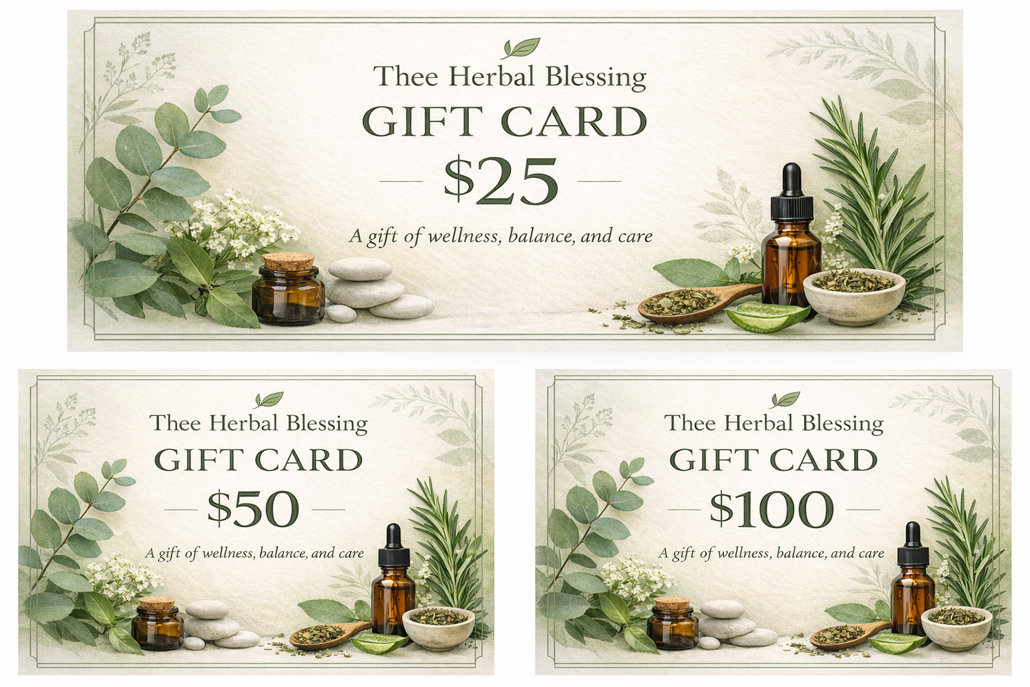 Thee Herbal Blessing Gift Card