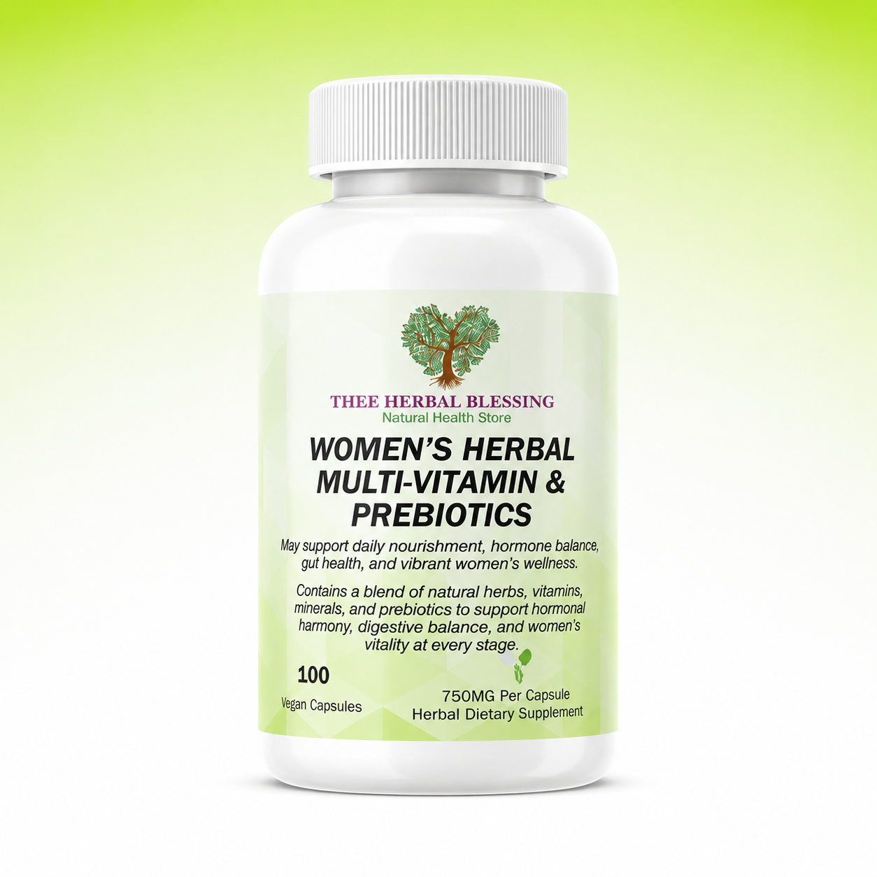 Women’s Herbal Multi-Vitamin & Prebiotics