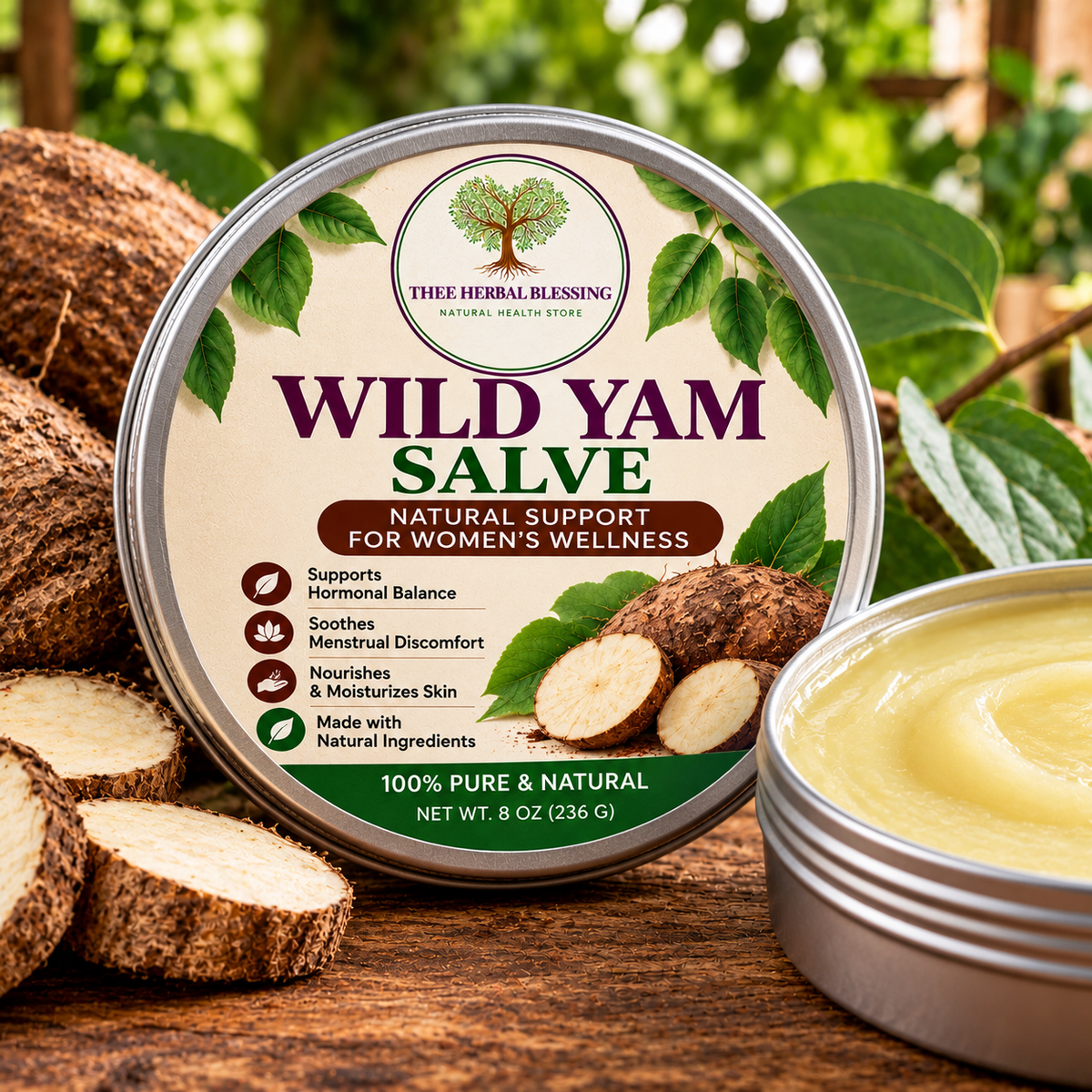 Wild Yam Salve 8oz