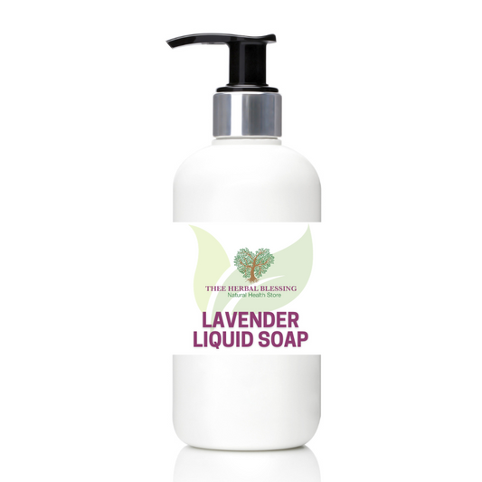 Lavender Liquid Black Soap
