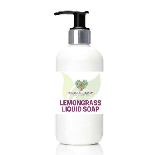 Lemongrass Liquid Black Soap