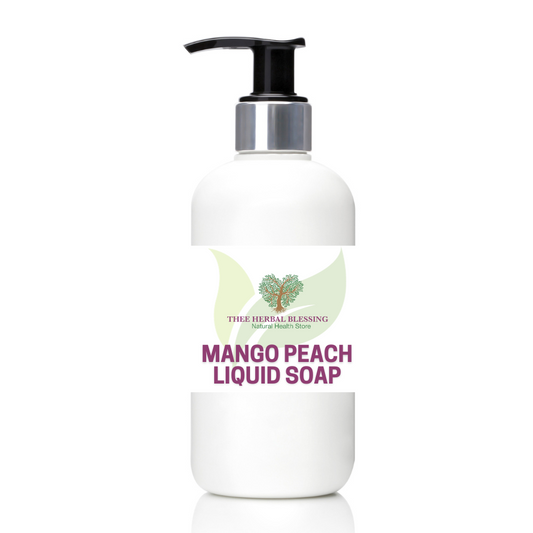 Mango Peach Liquid Black Soap