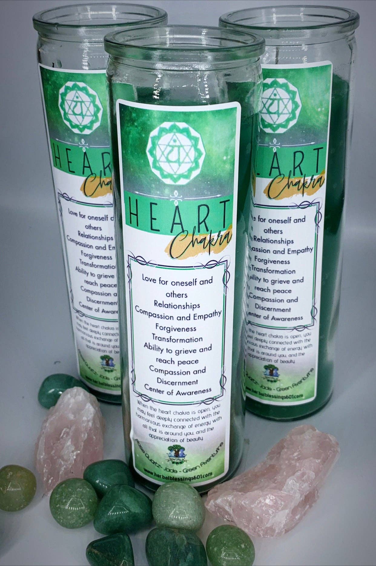 Heart Chakra 7 Day Candle