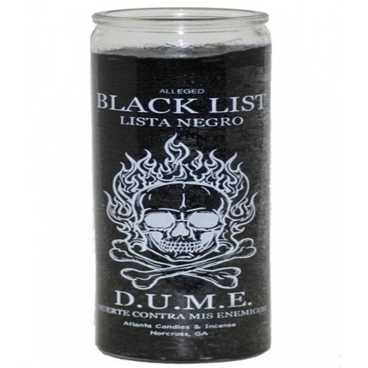 7 Day Black List DUME Candle
