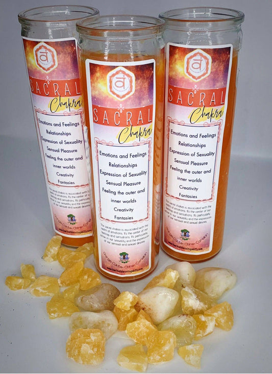 7 Day Orange Sacral Chakra Candle